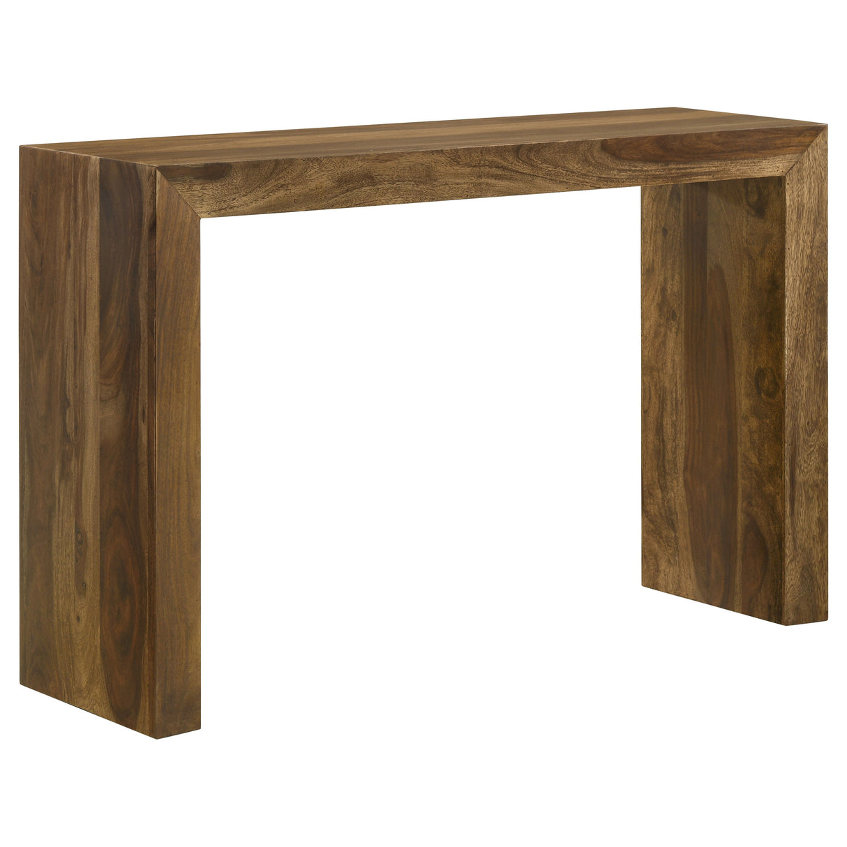 Console Table - Odilia Rectangular Solid Wood Sofa Table Auburn