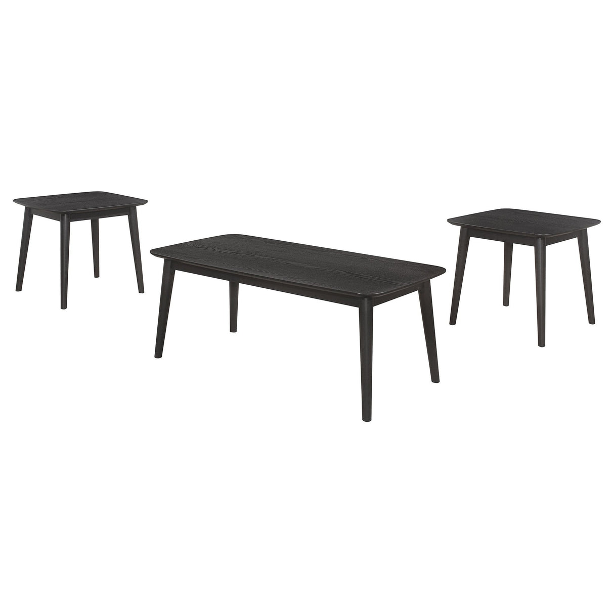 Carey 3 - piece Occasional Set with Coffee and End Tables Black | Coaster | Home Elegance USA