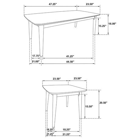 Carey 3 - piece Occasional Set with Coffee and End Tables Black - 708490 - image - 11