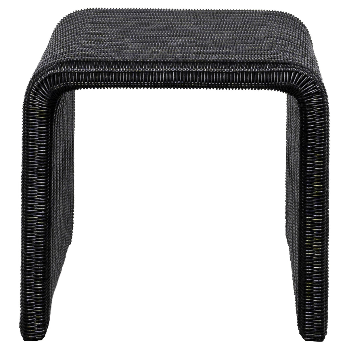 Cahya Woven Rattan Square End Table Black | Coaster | Home Elegance USA