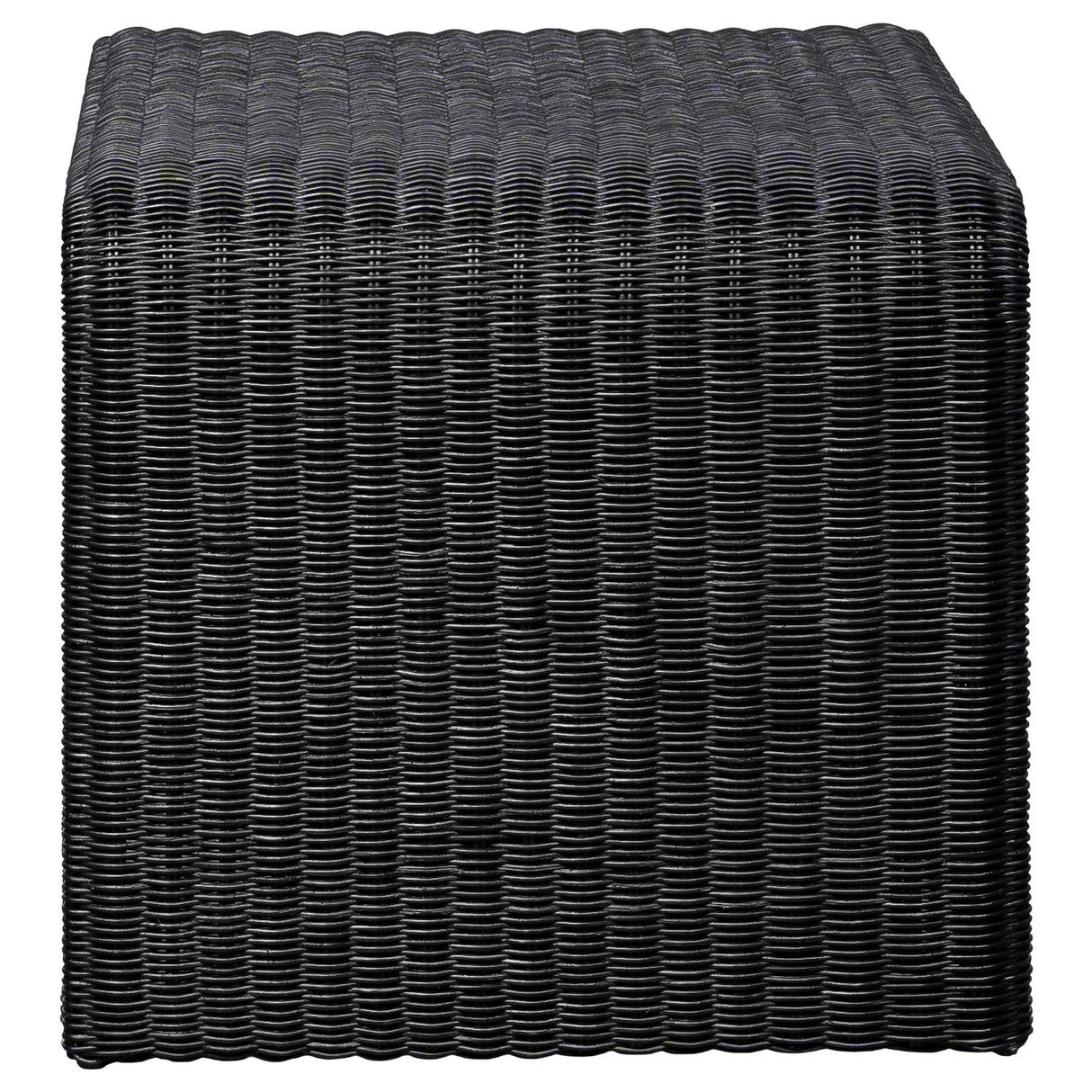 Cahya Woven Rattan Square End Table Black | Coaster | Home Elegance USA