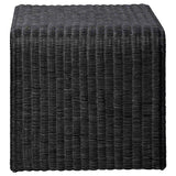 Cahya Woven Rattan Square End Table Black | Coaster | Home Elegance USA