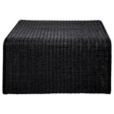 Cahya Woven Rattan Sqaure Coffee Table Black | Coaster - 708518 - Home Elegance USA - 5