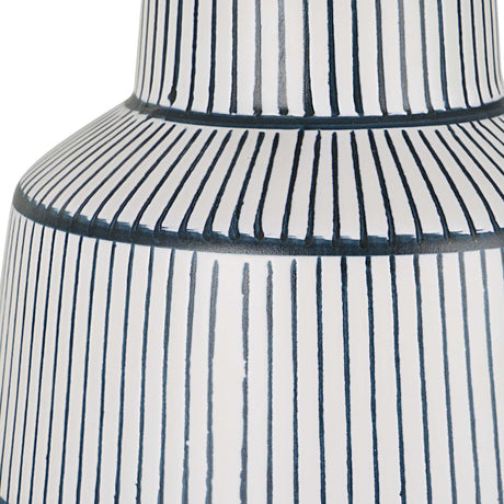 Breton Nautical Stripe Table Lamp - White by Uttermost - View 6