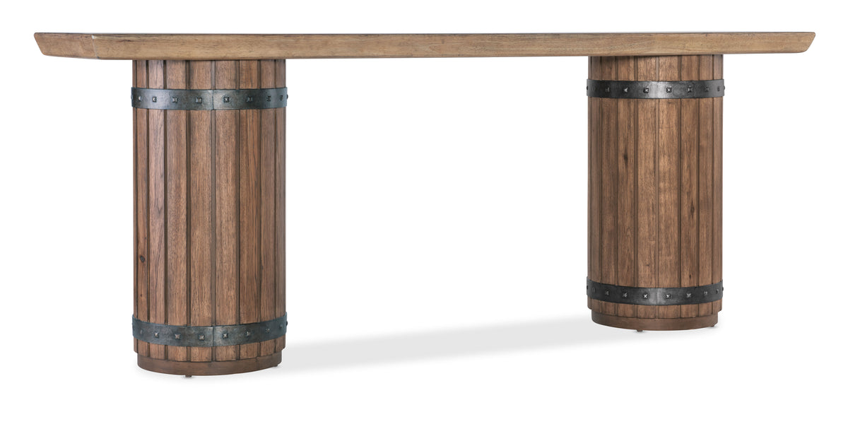 Vineyard Row Console Table - Dark Brown by Hooker Furniture - View 1