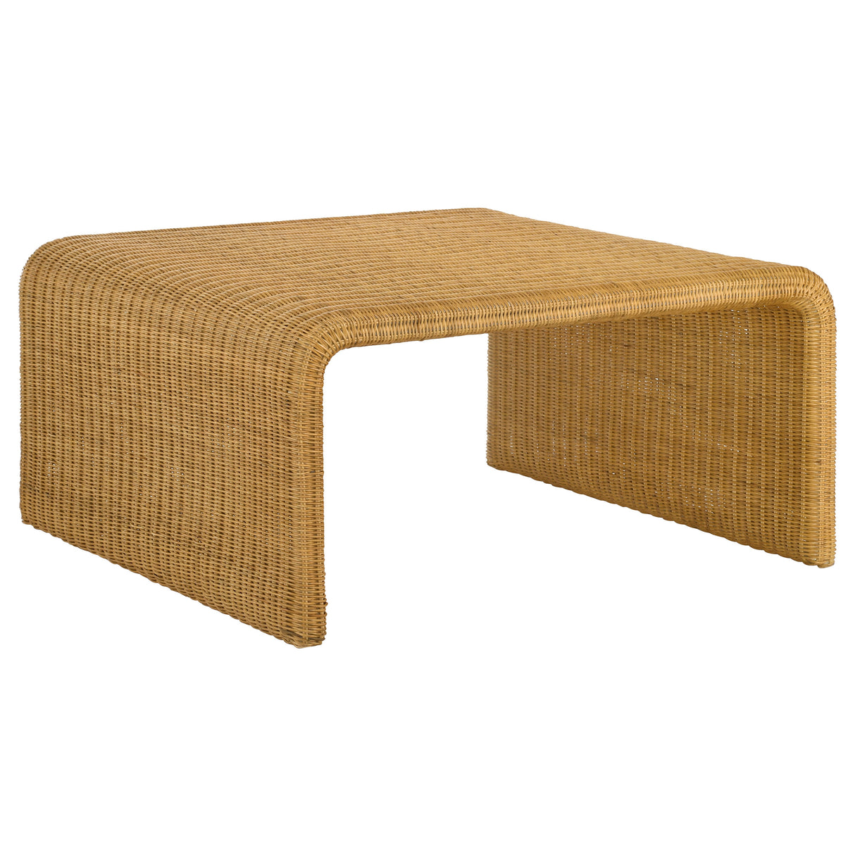 Coffee Table - Juanita Square Rattan Coffee Table Natural