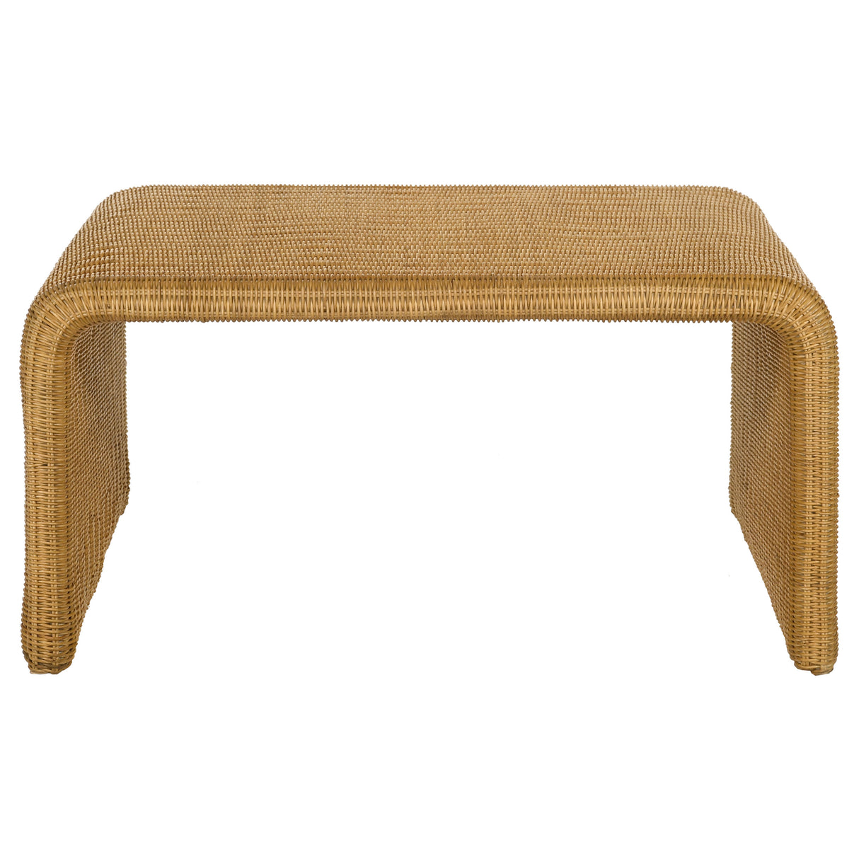 Coffee Table - Juanita Square Rattan Coffee Table Natural