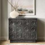 Shelby 2 Door Ebony Stained Cabinet - Black by Uttermost - View 2
