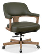 Briar Executive Swivel Tilt Chair - Dark Green / Light Brown by Hooker Furniture - View 1