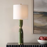 Nacua Table Lamp - Dark Green by Uttermost - View 2
