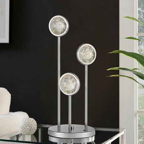 Bubbling Glow Table Lamp // Chrome  | Finesse - Home Elegance USA