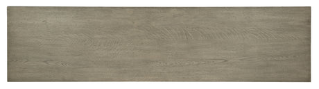 Linville Falls 96" Desk With One Centered File - Gray by Hooker Furniture - View 2