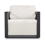 Remsen Outdoor Lounge Chair Black / Oyster - Black / White by Uttermost - View 1
