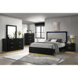 Sophia Black 5-piece Queen Bedroom Set - sold by Home Elegance USA