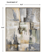 Intuition Hand Painted Abstract Art - Beige by Uttermost - View 8