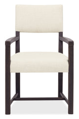 Driftwood Upholstered Arm Chair (Set of 2) Burnt Timber / Beige - Black / Beige by Hooker Furniture - View 4