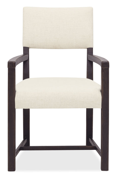 Driftwood Upholstered Arm Chair (Set of 2) Burnt Timber / Beige - Black / Beige by Hooker Furniture - View 4