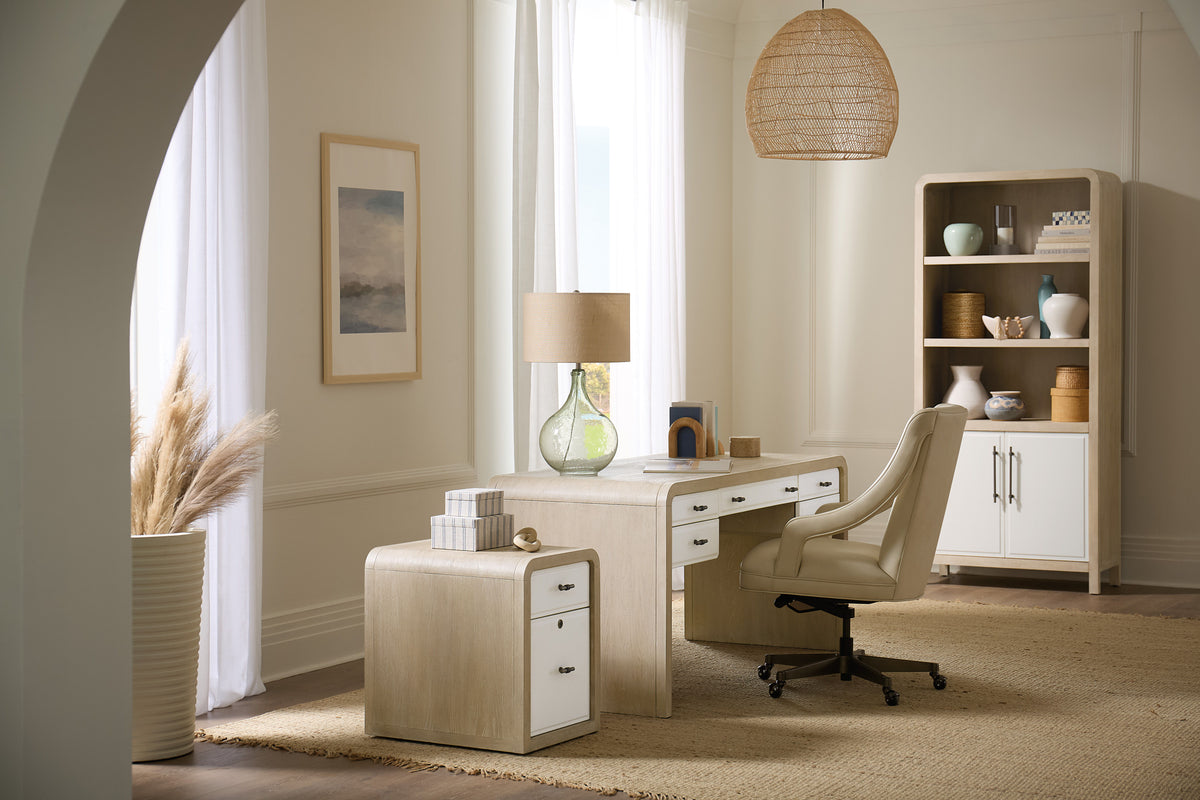 Writing Desk - Light Brown / White by Hooker Furniture - View 5