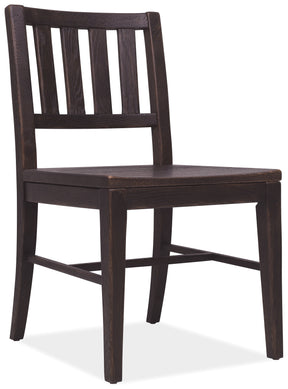 Driftwood Splatback Side Chair (Set of 2) Burnt Timber - Black by Hooker Furniture - View 1