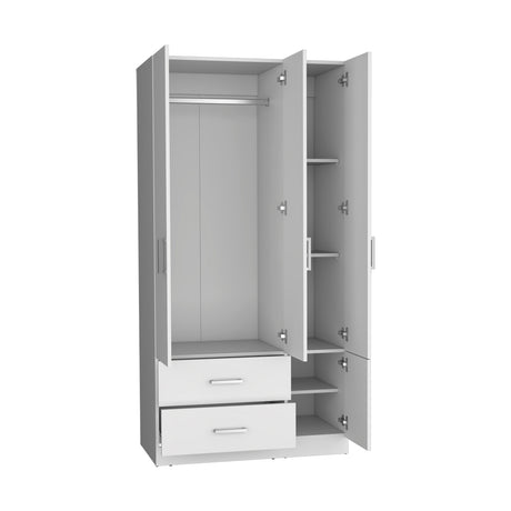 Four Door Armoire Crosby, Bedroom, White - sold by Home Elegance USA