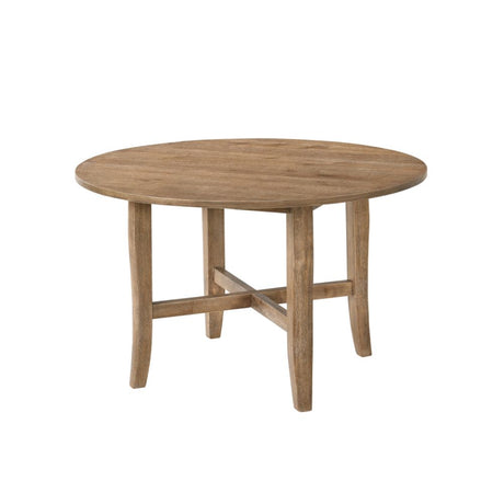 Acme - Kendric Dining Table 71775 Rustic Oak Finish