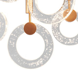 Glitter Rings 10 Heads Chandelier // Bronze  | Finesse - Home Elegance USA