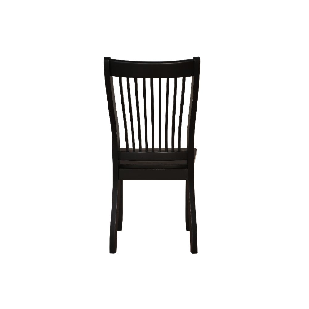 Acme - Renske Side Chair (Set-2) 71852 Black Finish