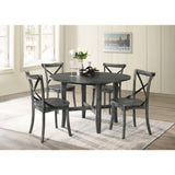 Acme - Kendric Dining Table 71895 Rustic Gray Finish