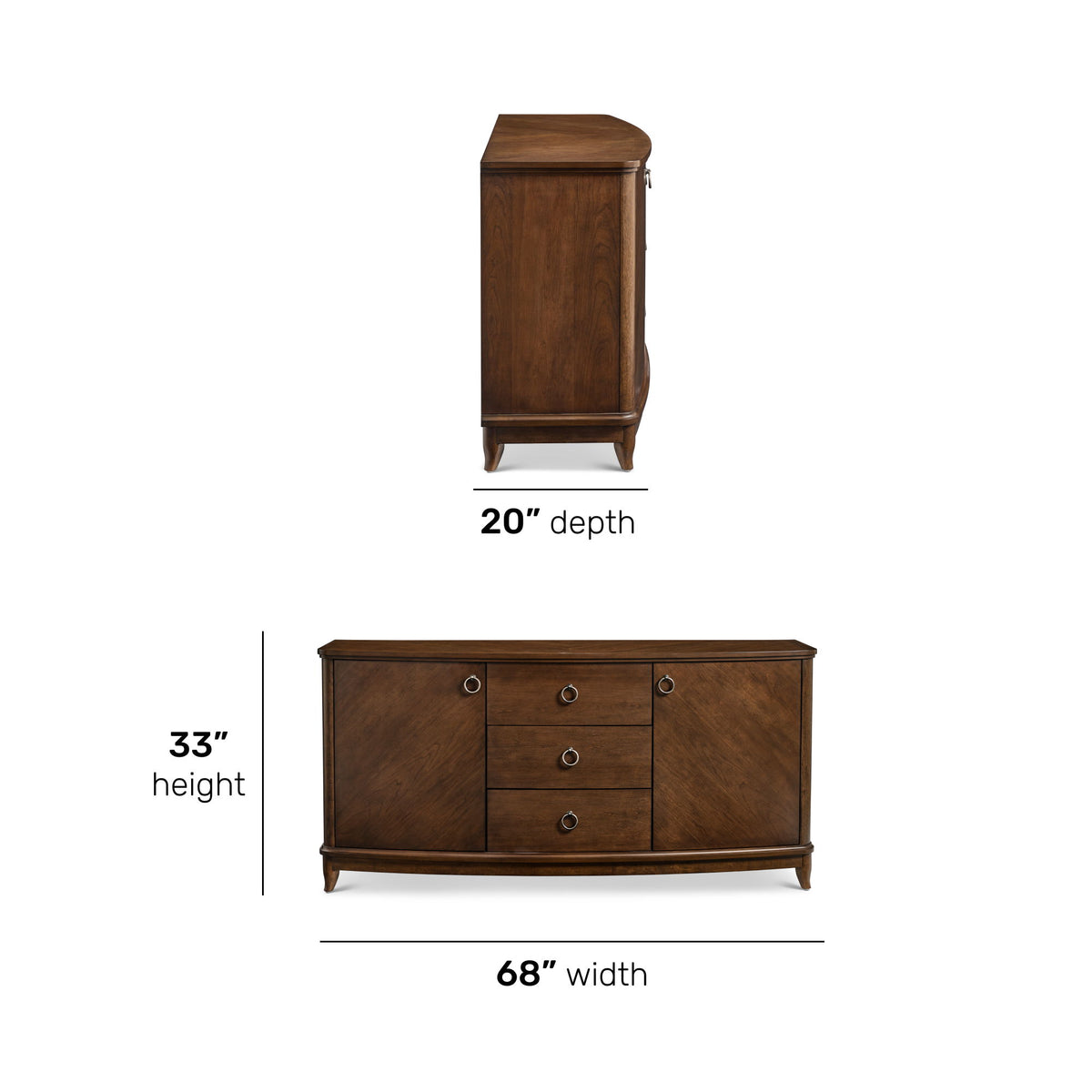 Bellevue Console - Whiskey Brown | Flexsteel
