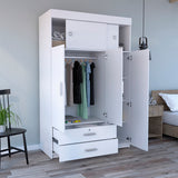 Armoire Chaplin, Bedroom, White - sold by Home Elegance USA