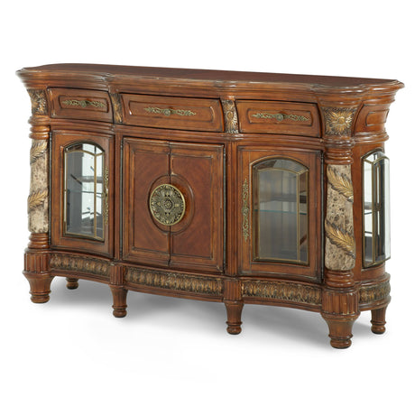 Villa Valencia 15 Piece Rectangular Dining Room Set - Aico Furniture - sold by Home Elegance USA