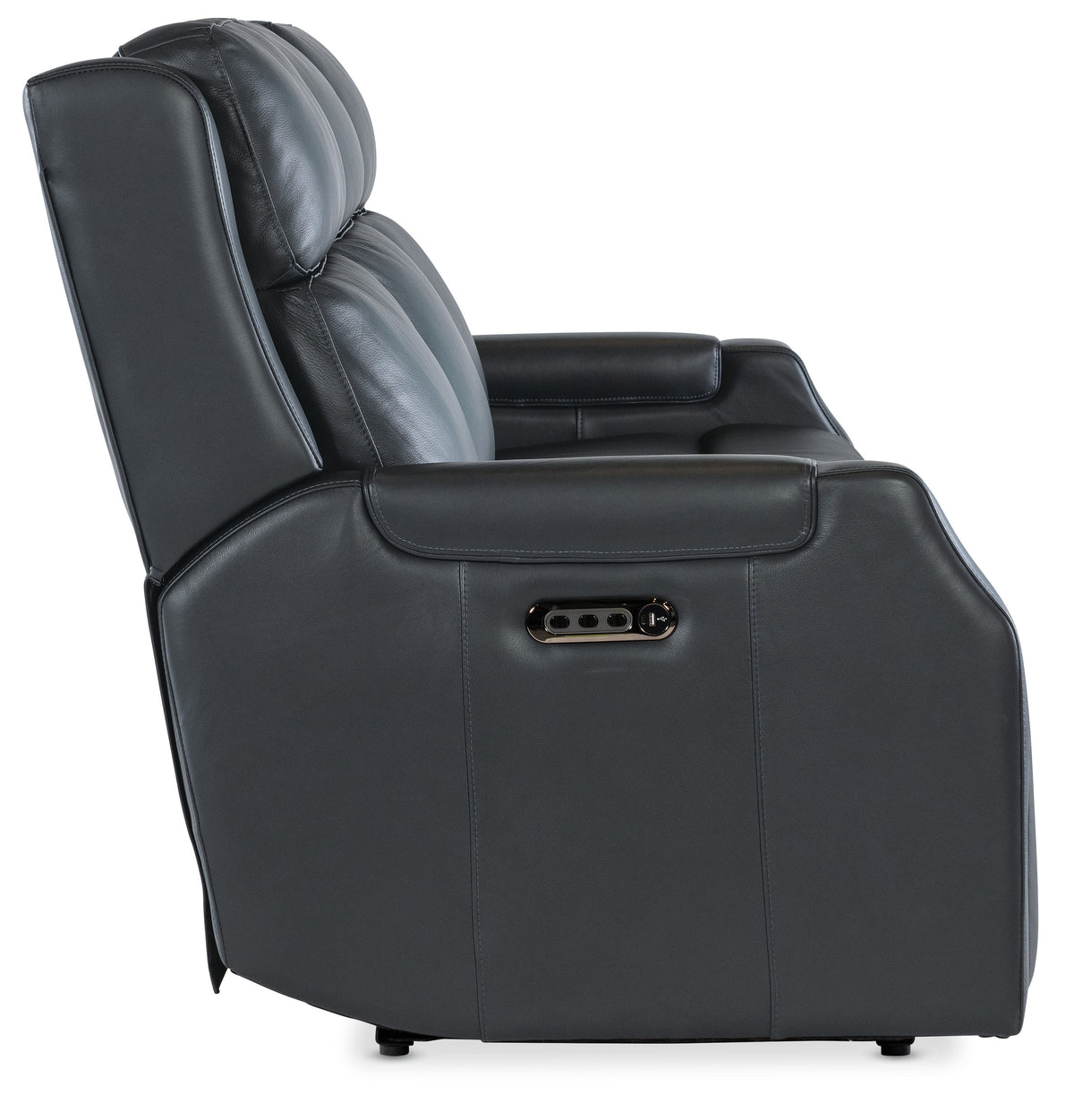 Nelson Zero Gravity Power Sofa With Power Headrest And Lumbar - Black by Hooker Furniture - View 8