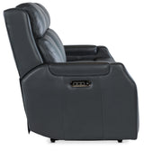 Nelson Zero Gravity Power Sofa With Power Headrest And Lumbar - Black by Hooker Furniture - View 8