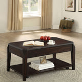 Baylor Lift Top Coffee Table with Hidden Storage Walnut | Coaster - 721048 - Home Elegance USA - 2