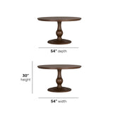 Bellevue Round Dining Table - Whiskey Brown | Flexsteel