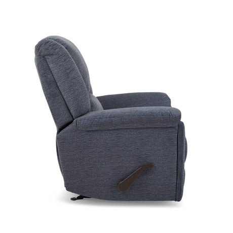 Plush Transitional Fabric Gliding Recliner | Flexsteel