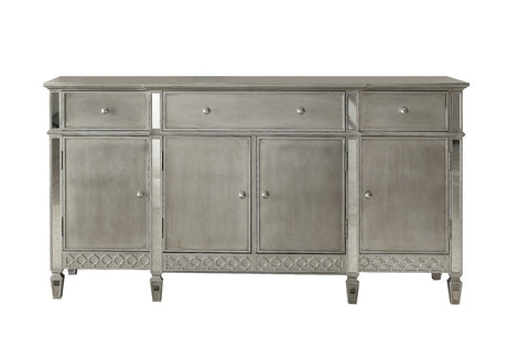 Acme - Kacela Server 72158 Mirrored & Champagne Finish