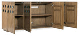 Commerce And Market Pilea Entertainment Credenza - Light Brown / Light Blue by Hooker Furniture - View 4