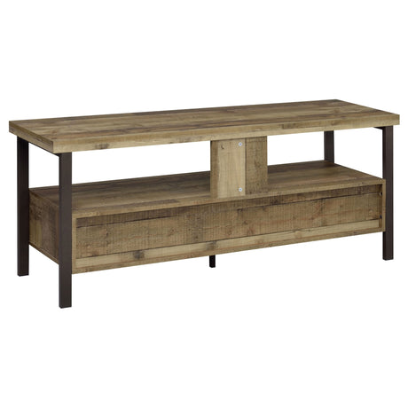 Ruston 59" 2 - drawer TV Console Weathered Pine - 721881 - image - 5