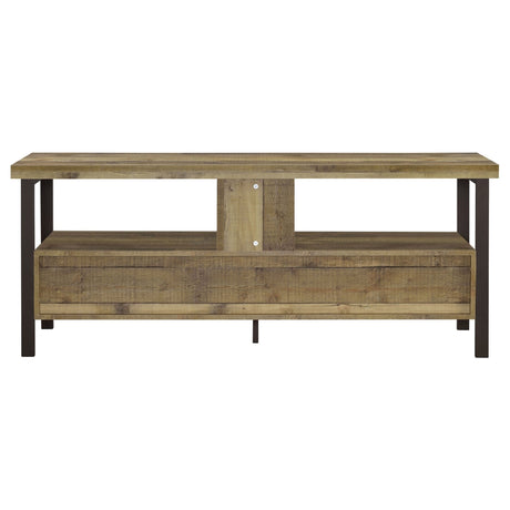 Ruston 59" 2 - drawer TV Console Weathered Pine - 721881 - image - 6