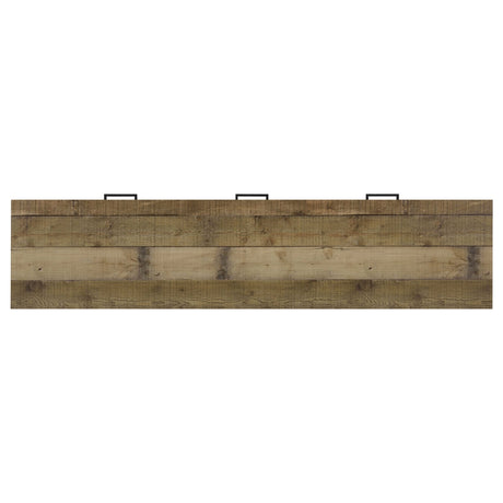 Ruston 71" 3 - drawer TV Console Weathered Pine - 721891 - image - 8