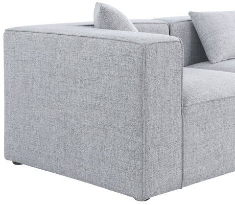 Cube - Modular Sectional 5 Piece - Gray - Fabric - 630Grey - Sec5A - Home Elegance USA - 3