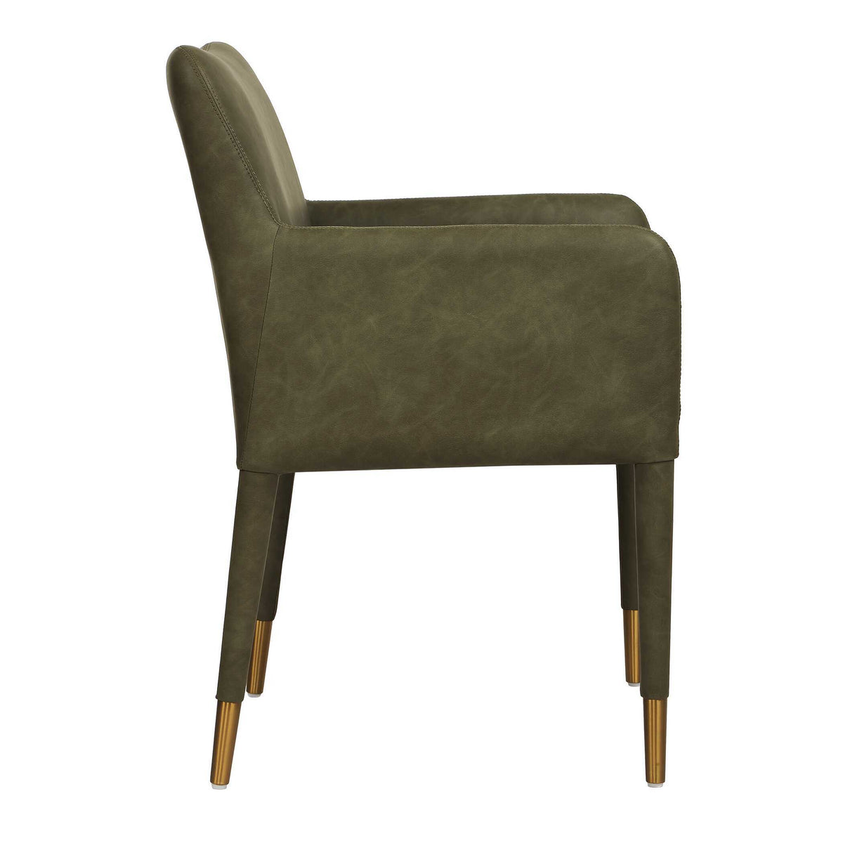 Conifer Pine Dining Armchair - Dark Green by Uttermost - View 5