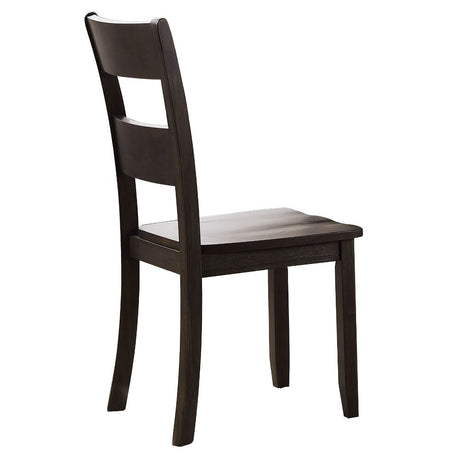 Acme - Haddie Side Chair (Set-2) 72212 Distressed Walnut Finish