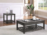 End Table - Cliffview 1-shelf Rectangular End Table Grey