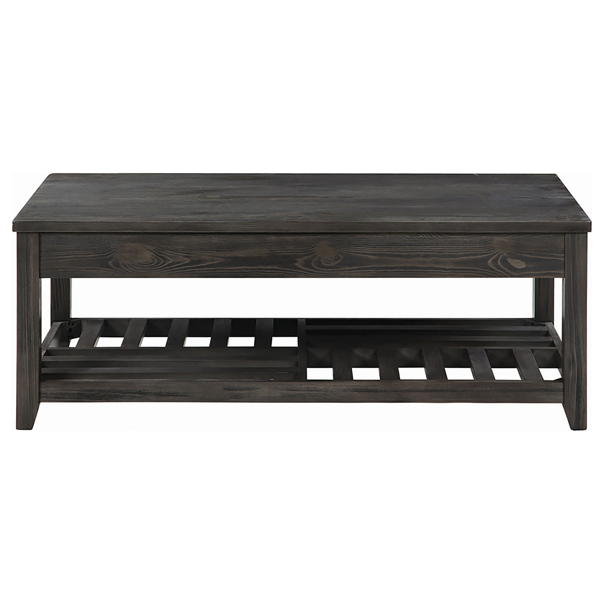 Lift Top Coffee Table - Cliffview Lift Top Coffee Table with Storage Cavities Grey