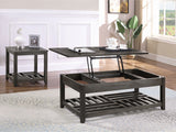 Lift Top Coffee Table - Cliffview Lift Top Coffee Table with Storage Cavities Grey