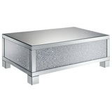 Coffee Table - Gillian Rectangular Coffee Table Clear Mirror