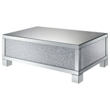 Coffee Table - Gillian Rectangular Coffee Table Clear Mirror