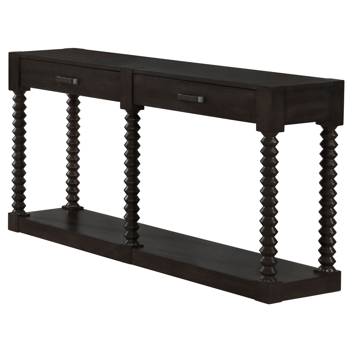 Sofa Table - Meredith 2-drawer Sofa Table Coffee Bean